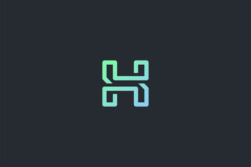 Technology Letter H Logo Template