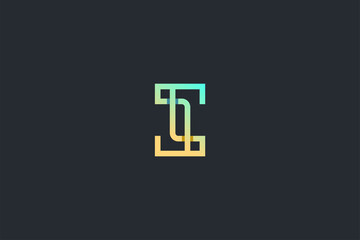 Technology Letter I Logo Template