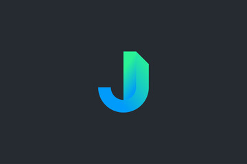 Technology Letter J Logo Template