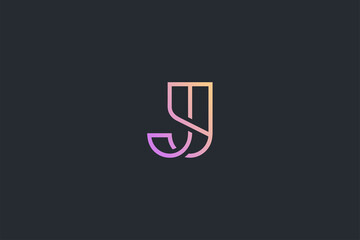 Technology Letter J Logo Template