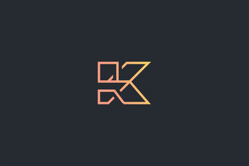Technology Letter K Logo Template