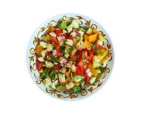 Sticker - Israel  Pepper Tomato Salad