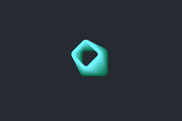Technology Letter O Logo Template