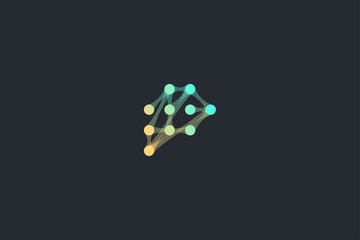 Technology Letter P Logo Template