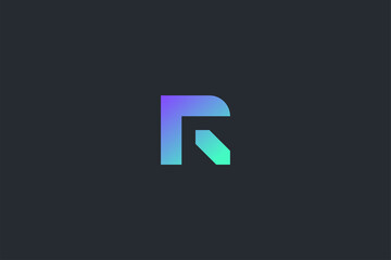 Technology Letter R Logo Template