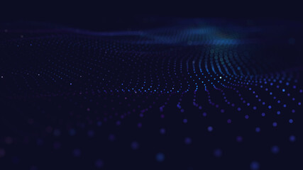 Poster - Abstract wave colorful background
