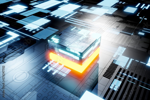 Photographie Electronic circuit Background