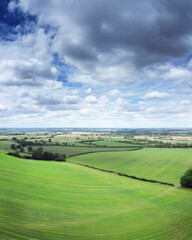 Wall Mural - above the countryside in oxfordshire