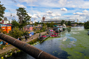 The Hackney Wick area in London