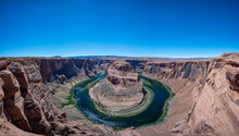 Horseshoe Bend Viewpoint In Arizona During The Day