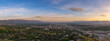Salt Lake City overlook from Ensign Peak at sunset