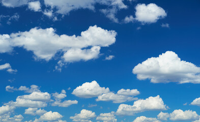 Wall Mural - bright sky during the day, beautiful clouds as a background