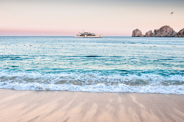 sunset on the beach