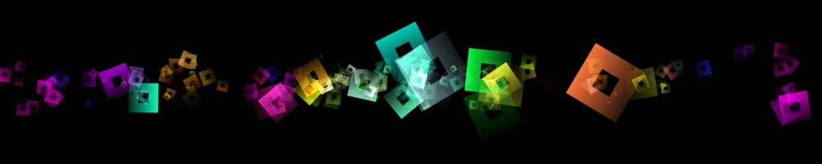 Poster - Abstract square panorama background design illustration