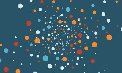 Poster - abstract circle with various size background. Modern, minimalist, suitable for wallpapers, banners, backgrounds, cards, book illustrations, landing pages, etc.