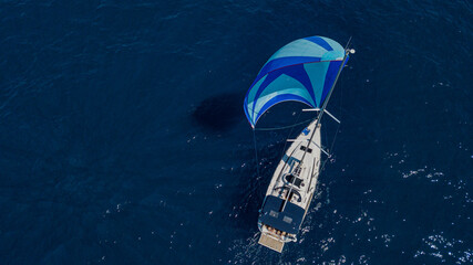 sailing a monohull with genaker