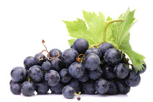 Grapes On A White Background