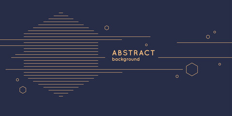 Poster - Abstract background with dynamic shapes. Vector template