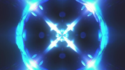 Poster - Abstract fractal light background. Digital 3d rendering backdrop.