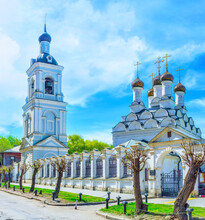 The Church Of St Nicholas In Golutvin In Moscow, Russia