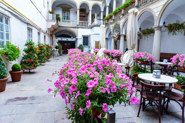 Poster - Italian courtyard in Lviv, Ukraine.