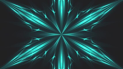 Poster - Abstract fractal light background. Digital 3d rendering backdrop.