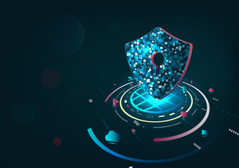 Aufkleber - Technology security concept