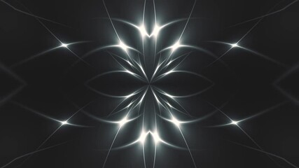 Poster - Abstract fractal light background. Digital 3d rendering backdrop.