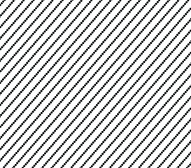 Wall Mural - Vector seamless pattern. Vector dot line pattern.  Black polka dot pattern.  Diagonal dot  line pattern. 