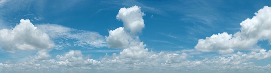 Wall Mural - high definition panorama of the blue sky with clouds