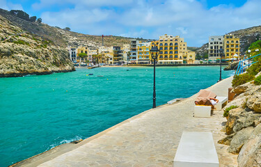 Poster - Walk around the harbour, Xlendi, Gozo, Malta