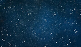 Fototapeta  - Navy Blue Night Background with falling snow