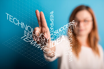 Poster - industrie 4 future robot automation ai future digital
