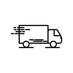 Truck Delivery, distribution, shipping icon for your design