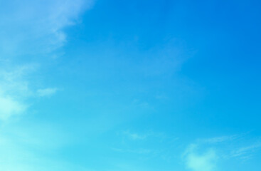 Wall Mural - blue sky with beautiful natural white clouds