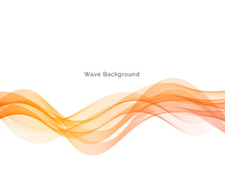 Wall Mural - Colorful wave design modern background