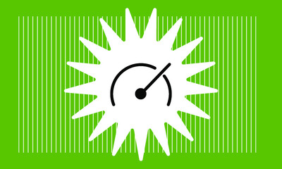 speedometer icon vector