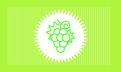 grape icon vector