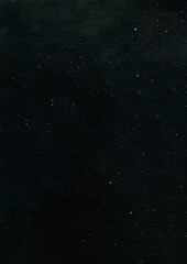 milky way and stars in outer space