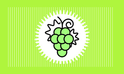 grape icon vector