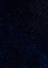 starry night sky with stars