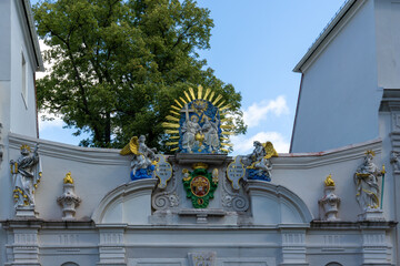 Poster - view of the historic catehdral chapter gate in Bautzen