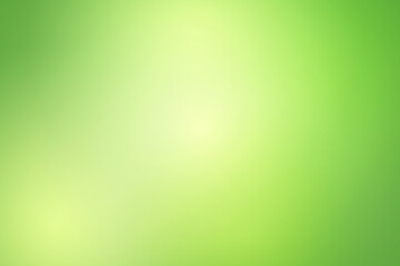 Green natural gradient background, Abstract green blurred background with bright sunlight.