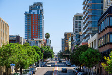 Street Scape Of San Diego, USA