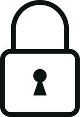 Aufkleber - lock icon vector illustration