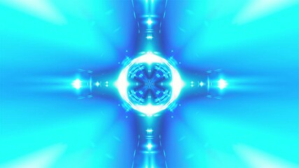 Poster - Abstract fractal light background. Digital 3d rendering backdrop.