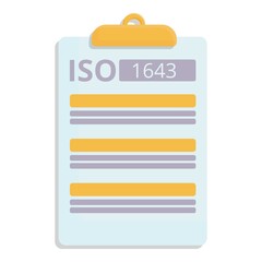 Poster - Standard icon. Cartoon of standard vector icon for web design isolated on white background