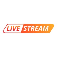 Poster - Live watch stream icon. Cartoon of live watch stream vector icon for web design isolated on white background