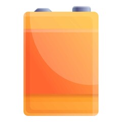 Poster - Supply battery icon. Cartoon of supply battery vector icon for web design isolated on white background