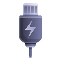 Poster - Smartphone charger icon. Cartoon of smartphone charger vector icon for web design isolated on white background
